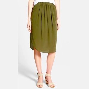 Madewell Silk Island Skirt